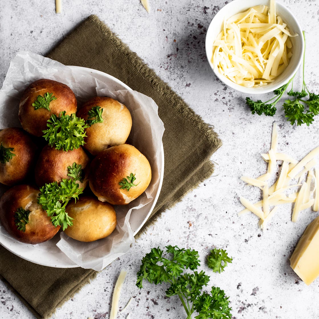 Gruyere & Pancetta Pretzel Bites by Richard Burr