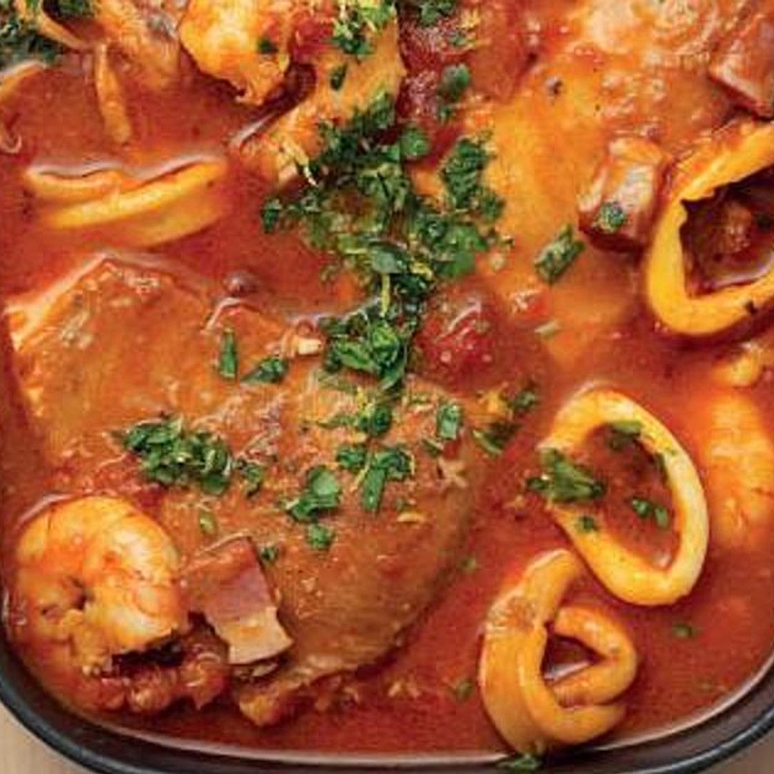 Italian Fish Stew with Pancetta and Garlic