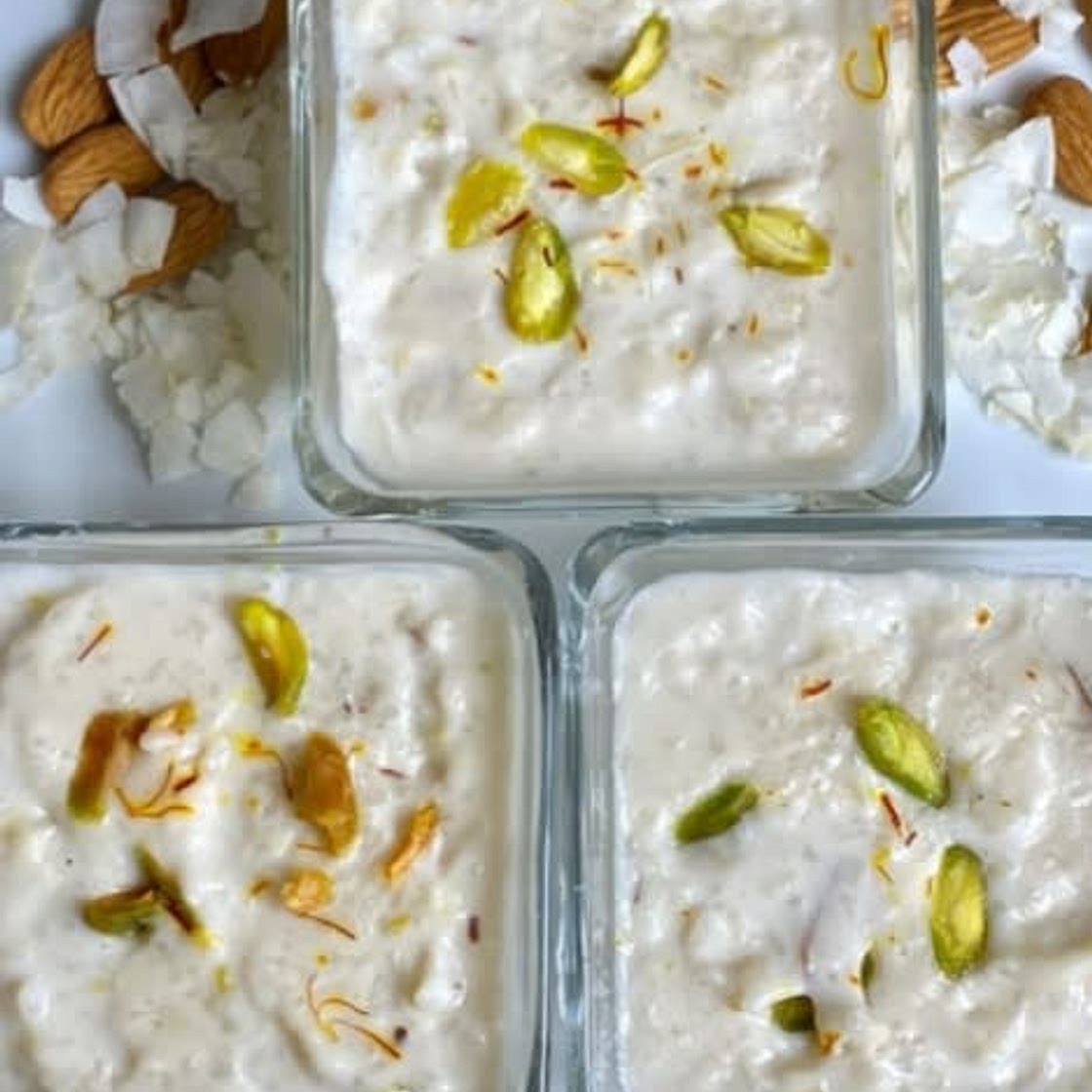 Vegan Rice Kheer, Payasam - Manjula's Kitchen