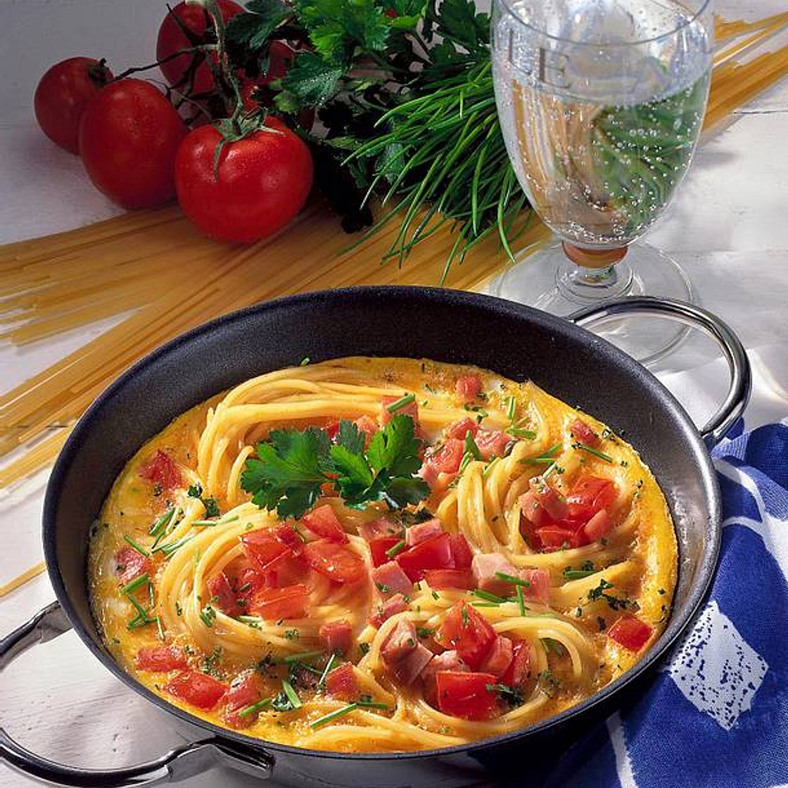Spaghetti-Omelett