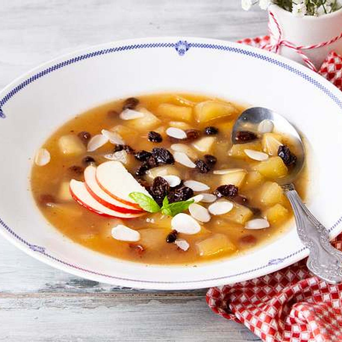 Klassische Apfelsuppe
