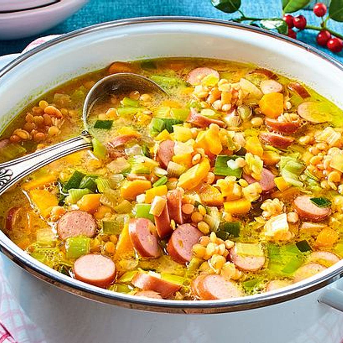 Ruckzuck-Linsensuppe