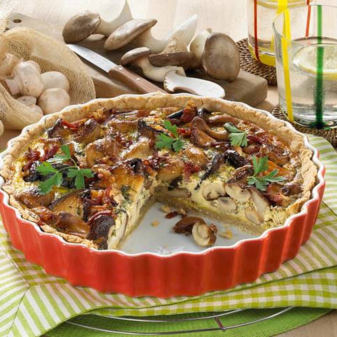 Pilz-Quiche