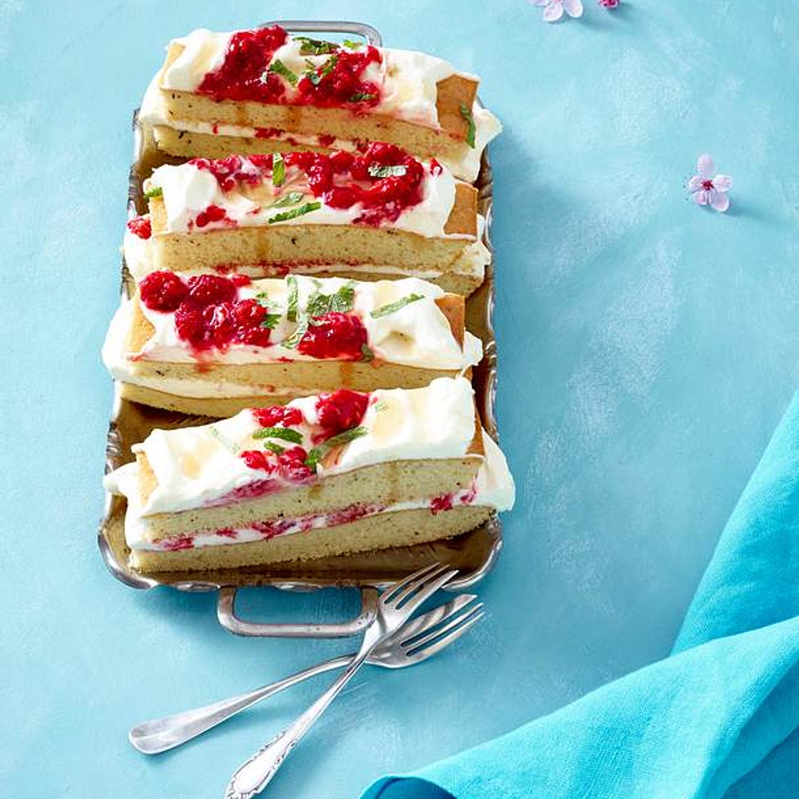 Himbeer-Earl Grey-Kuchen