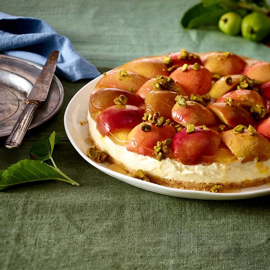 Apfel-Frischkäse-Kuchen