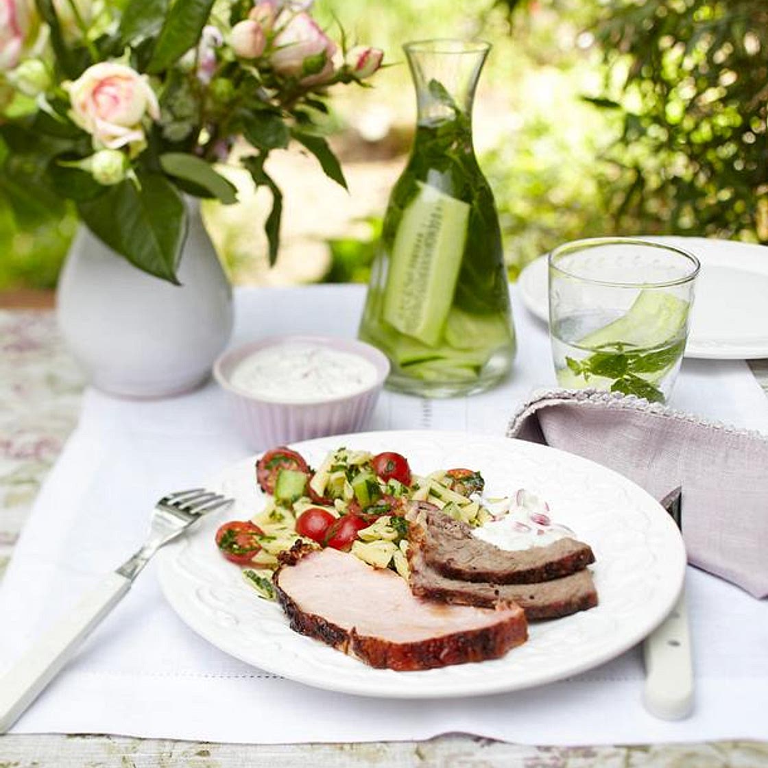 Kasseler-Spießbraten und Hohe Rippe vom Grill