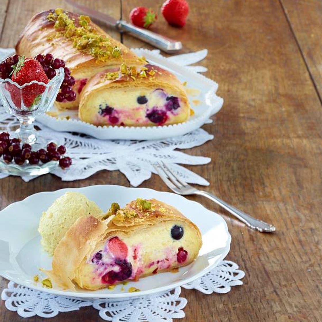 Roter Bayern-Strudel