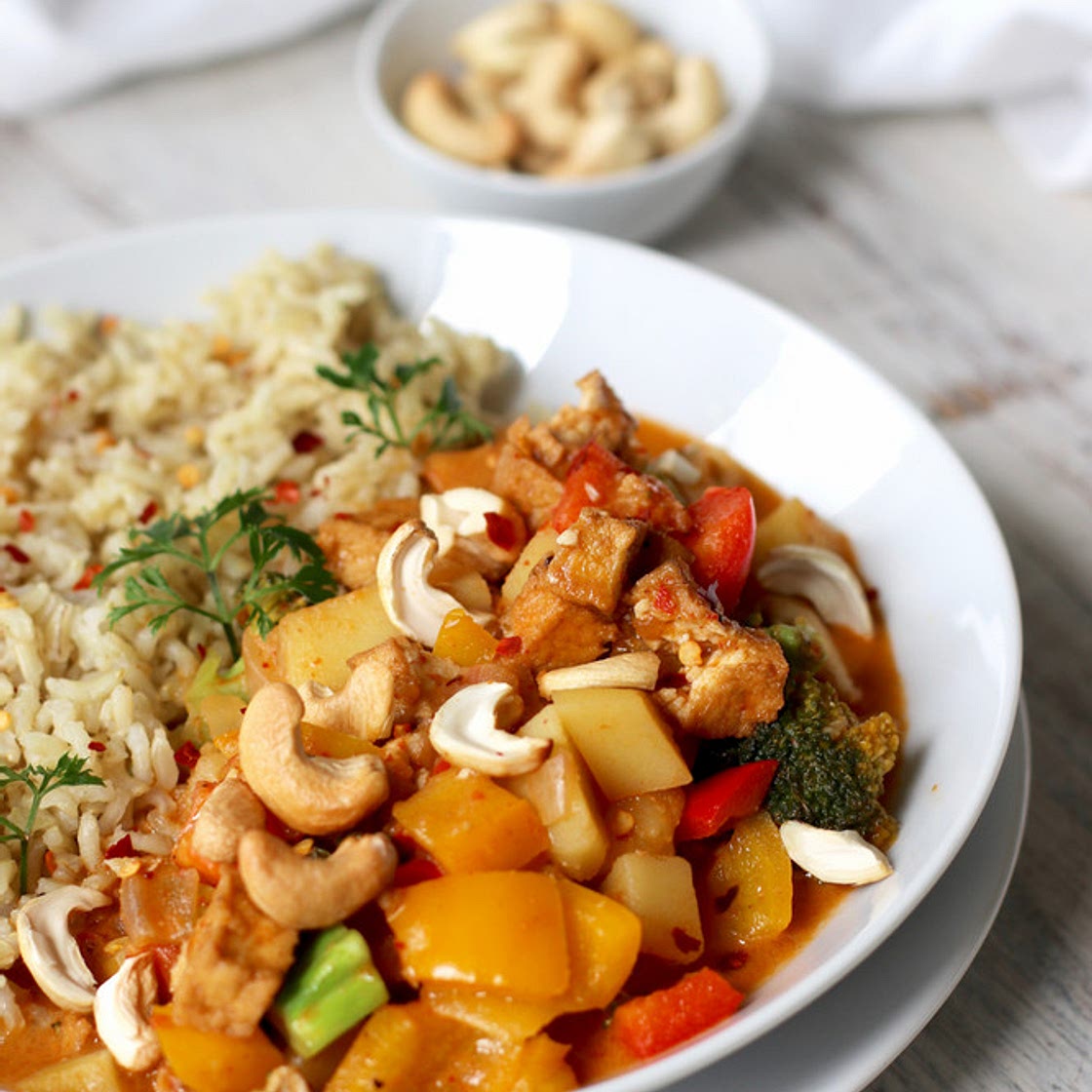 One-pot Coconut & Tofu Thai Red Curry