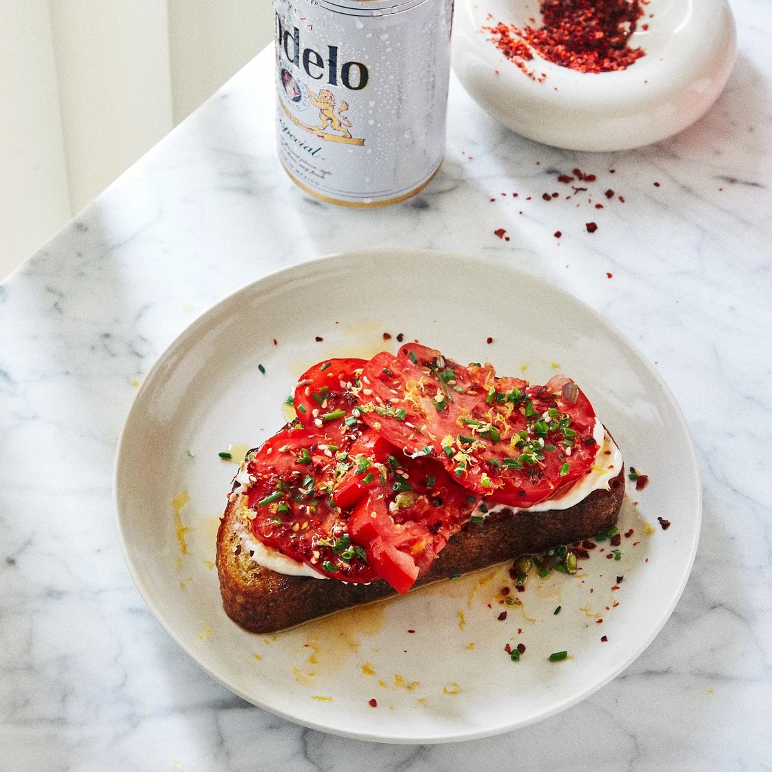 Tomato Mayo Toast
