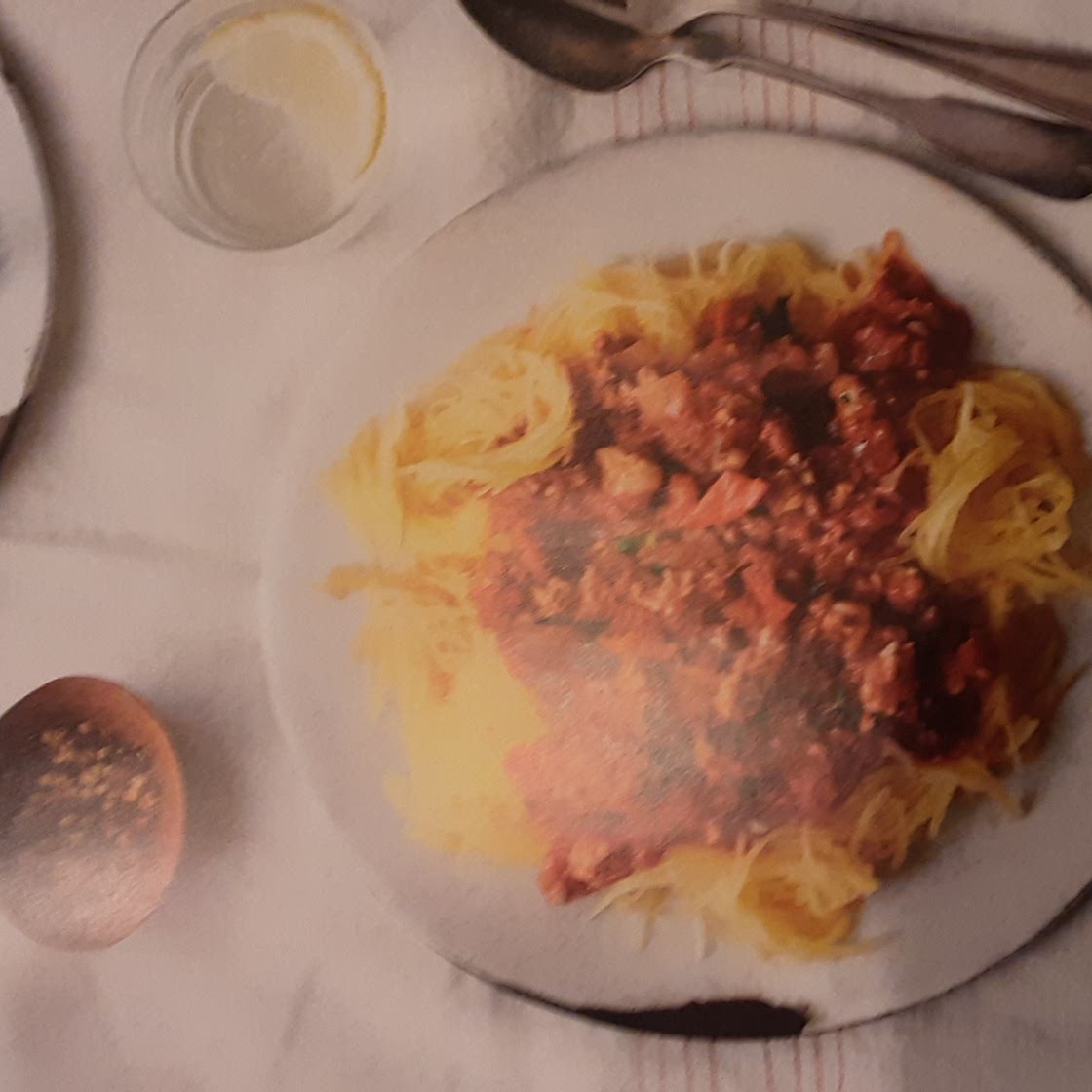 Spaghetti Squash with Sausage