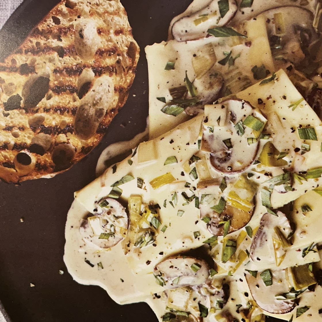 Mushroom and Leek Pasta