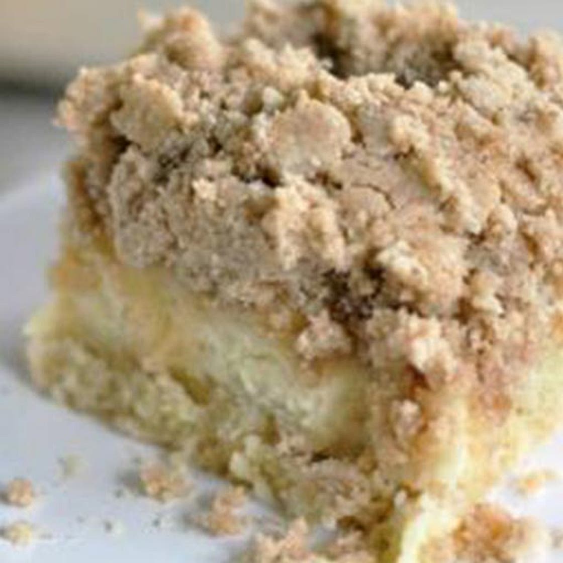 Cream Cheese Coffee Cake with Cinnamon Streusel
