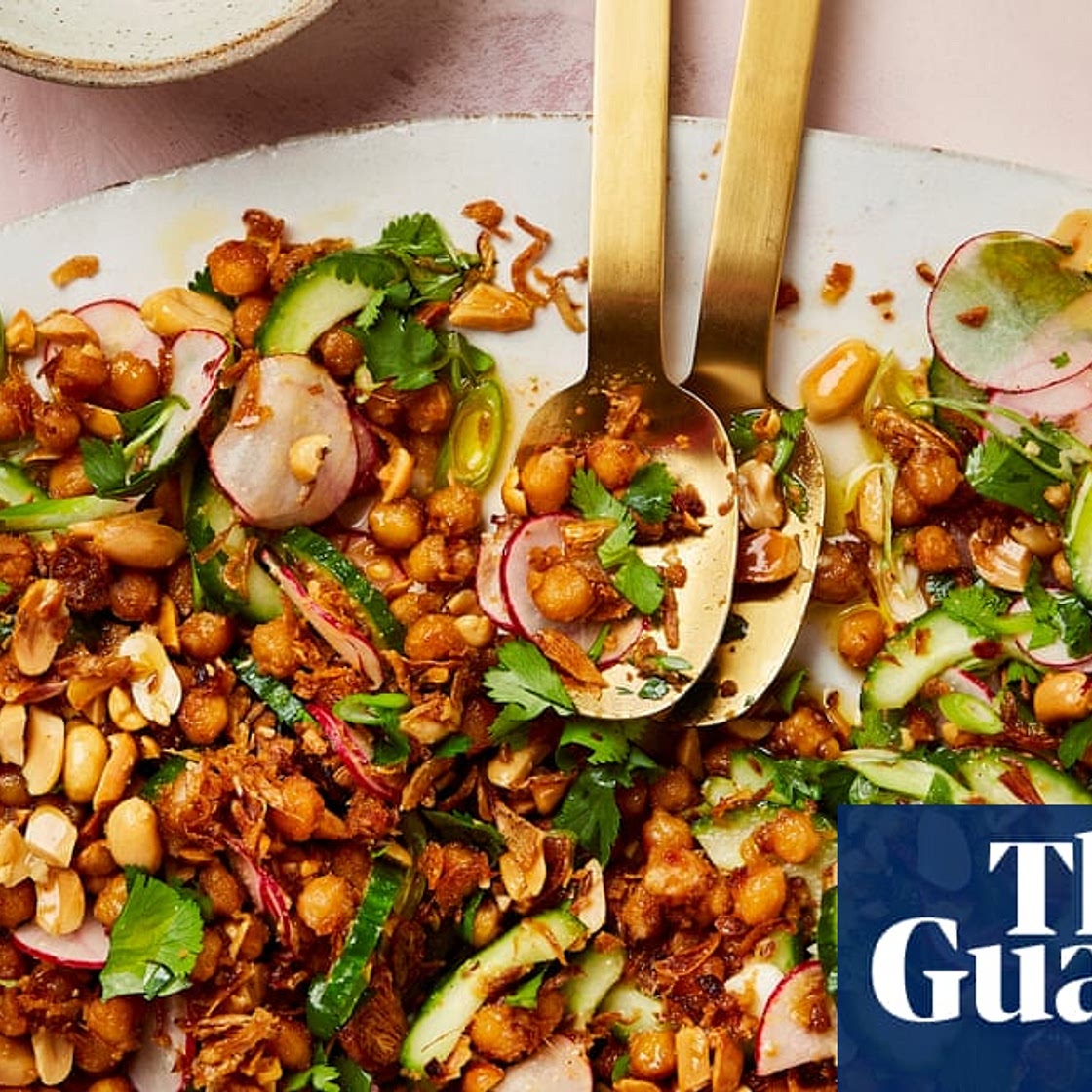 Yotam Ottolenghi's recipes for miso chickpeas with salad