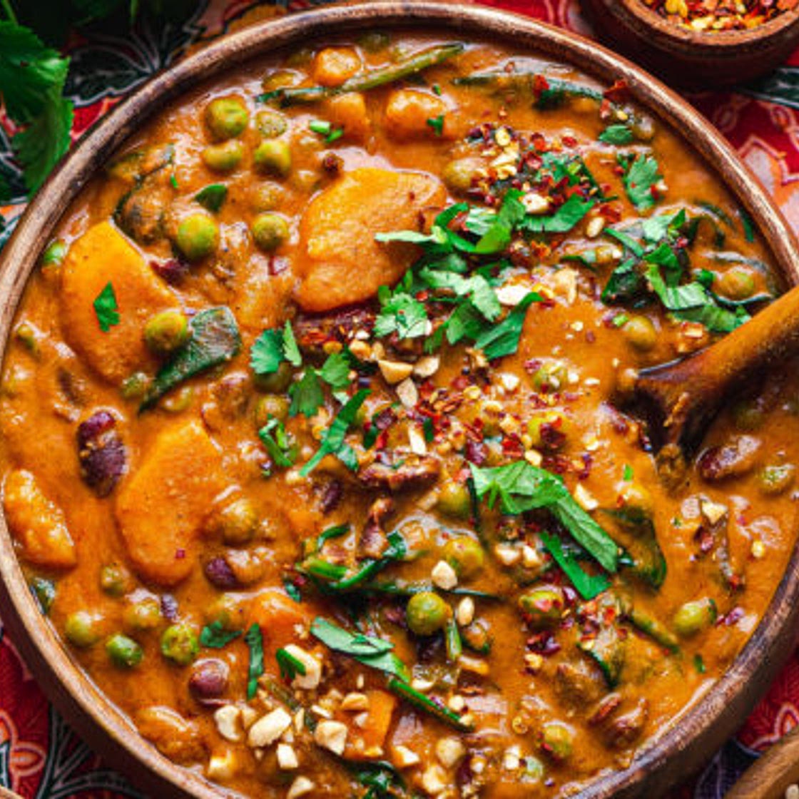 African peanut butter stew with instructions