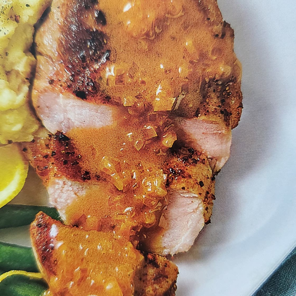Steakhouse pork chops