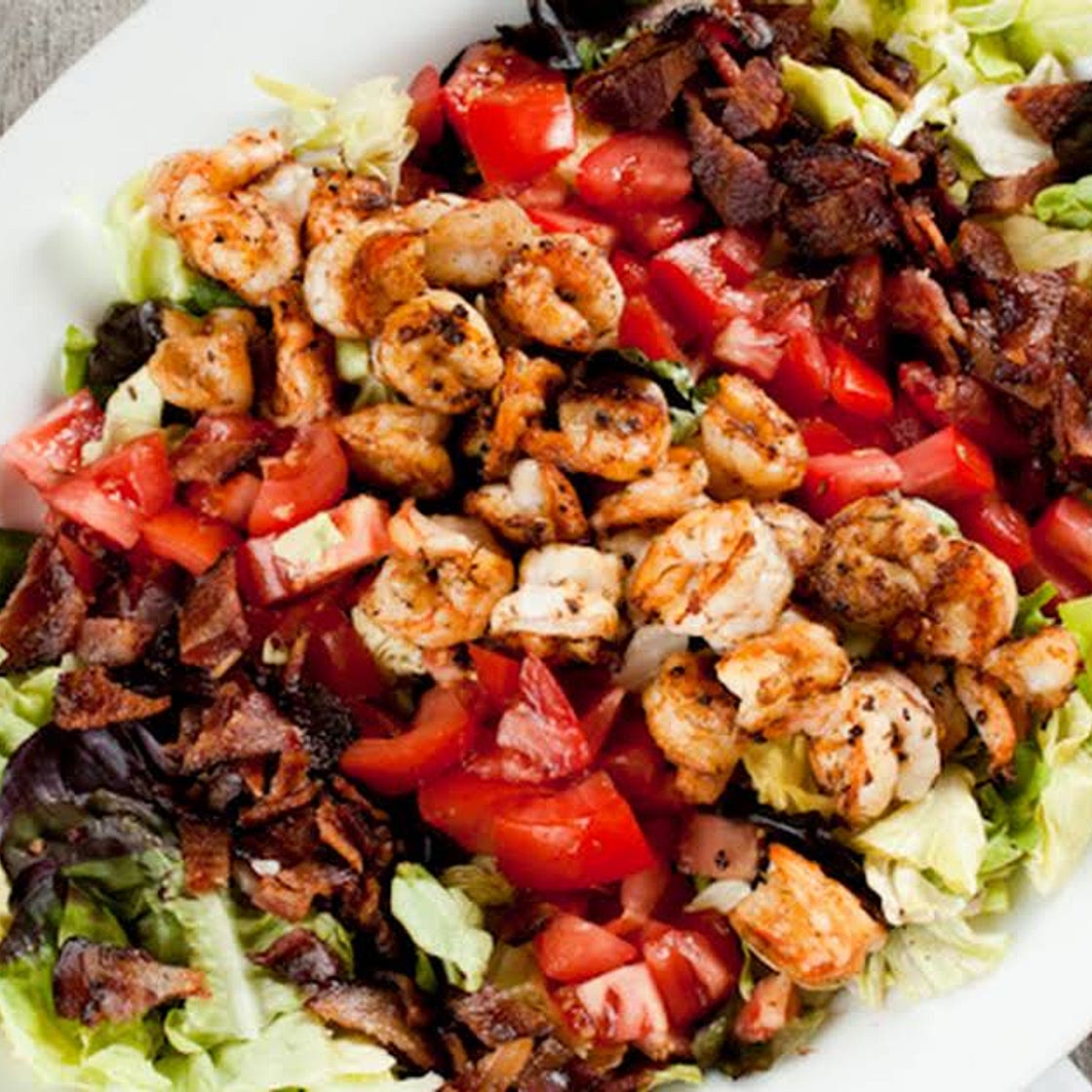 Shrimp BLT Salads Recipe | Yummly