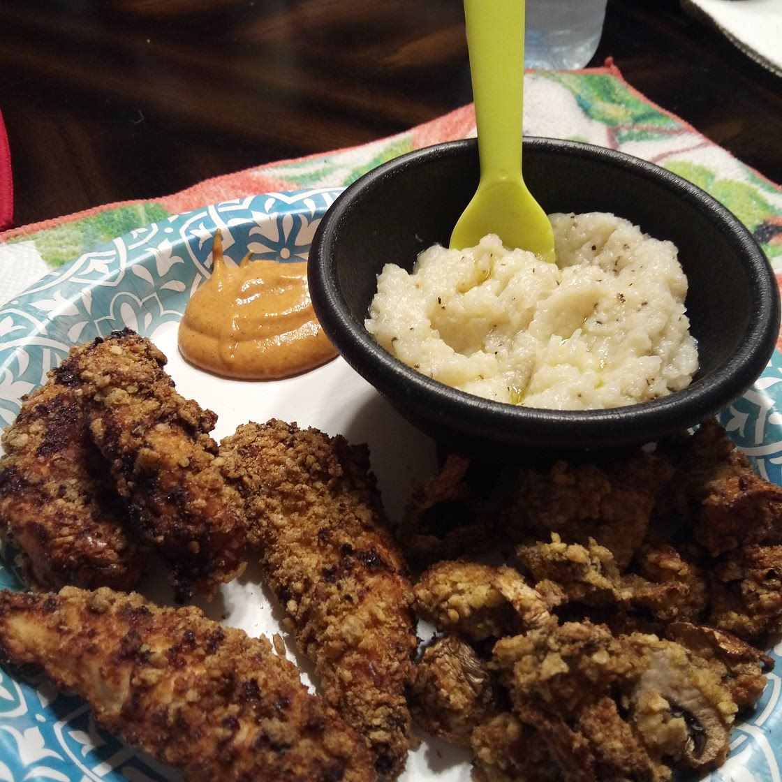Jalapeno cheddar air fried chicken