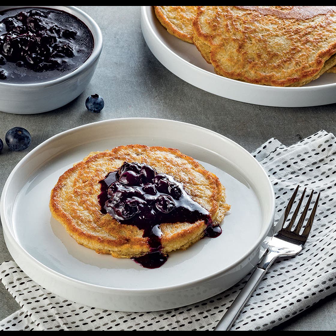 Oatmeal Pecan Pancakes