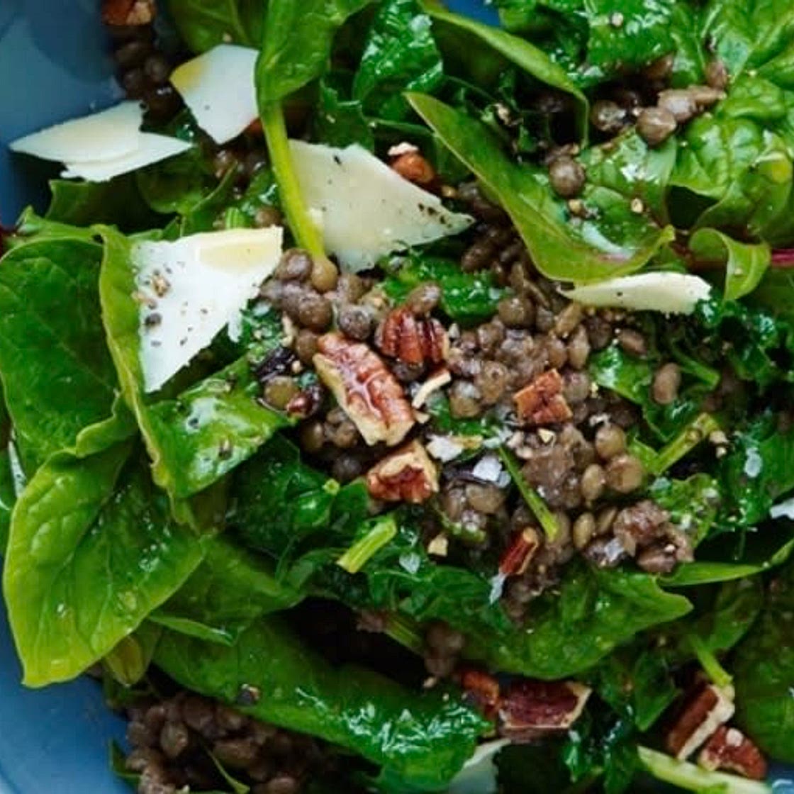 Lebanese Lentil Salad / سلطة العدس 
