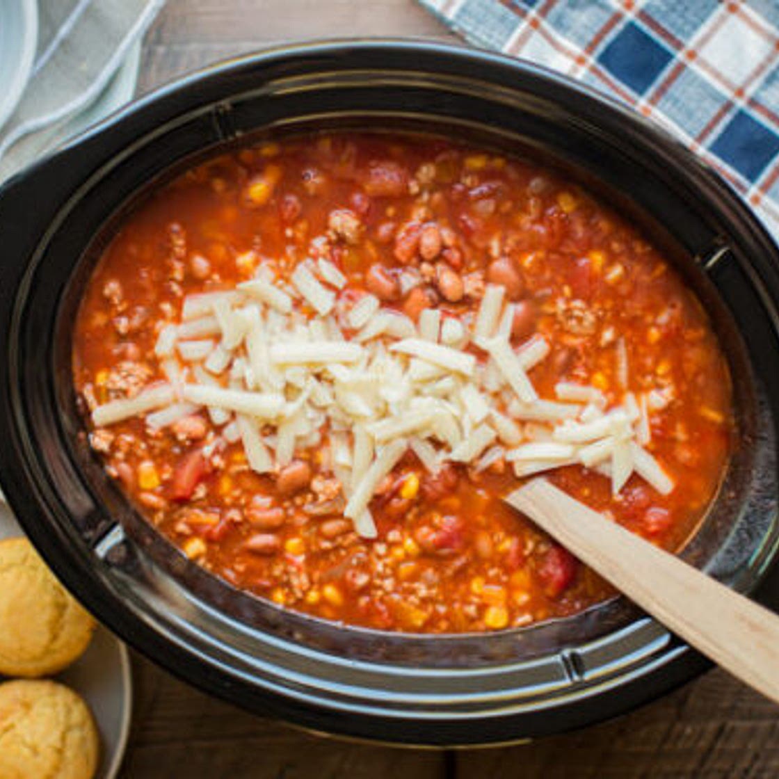 Slow Cooker Chipotle Turkey Chili