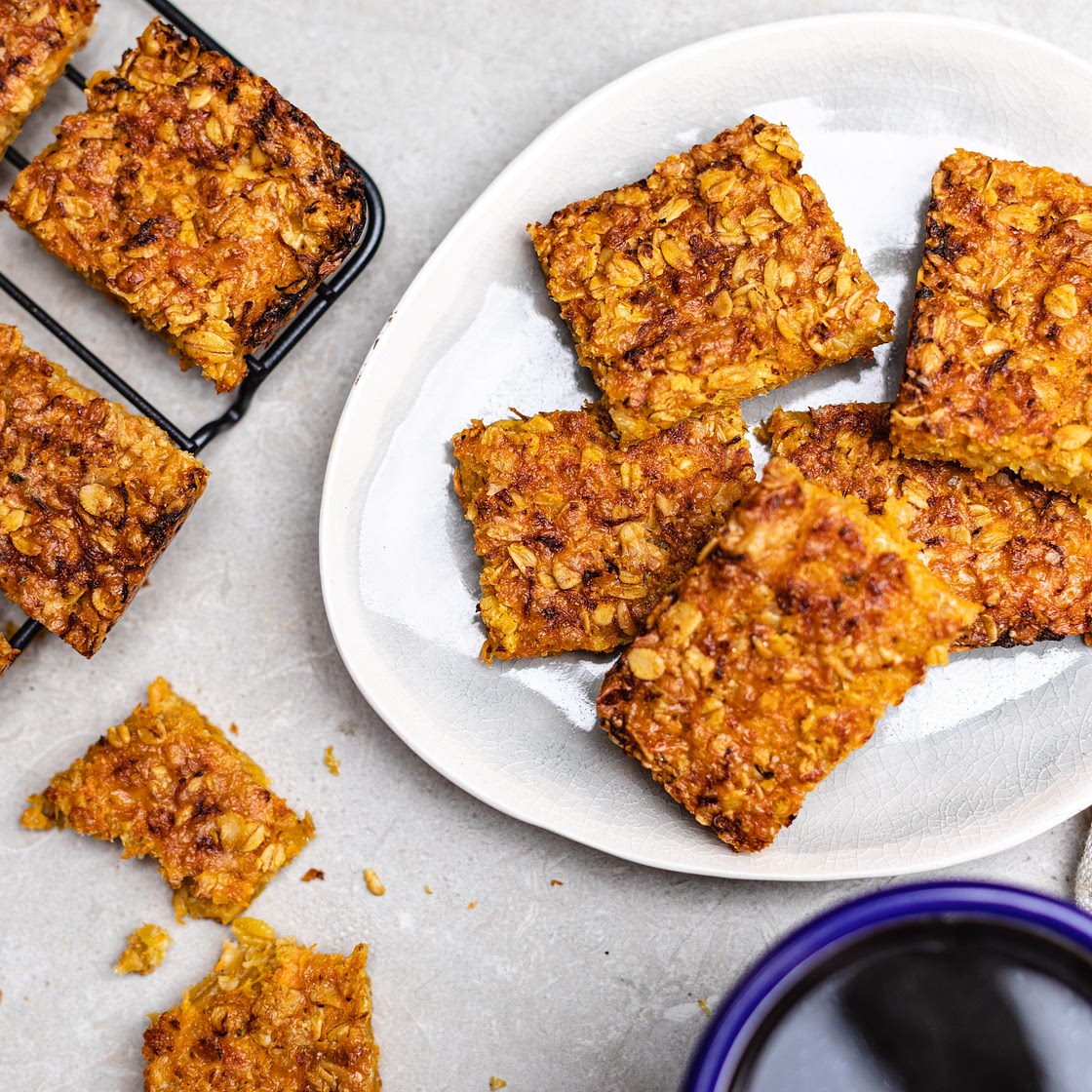 Carrot flapjack