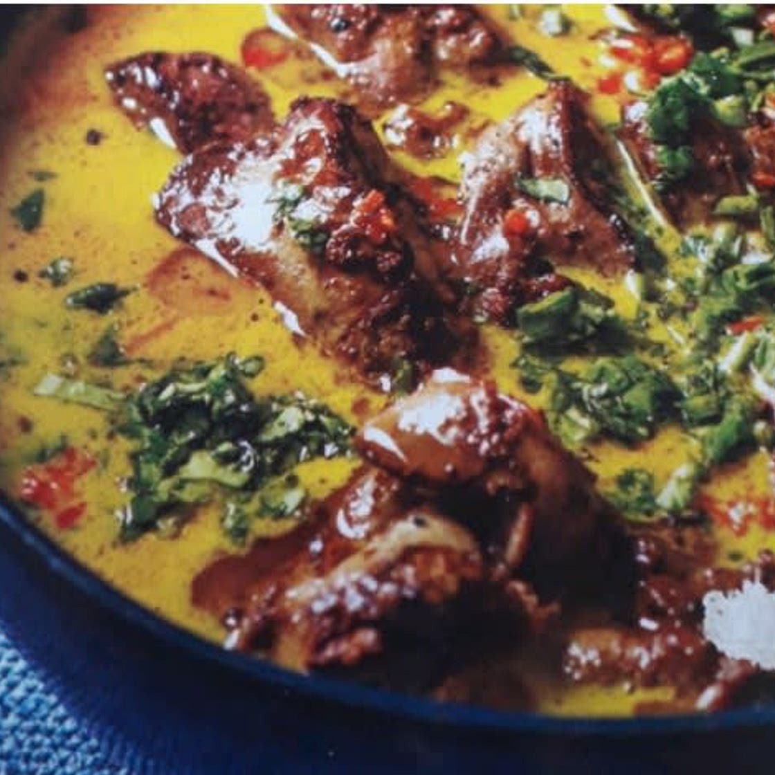 Chicken Livers in Coconut & Turmeric & Coriander