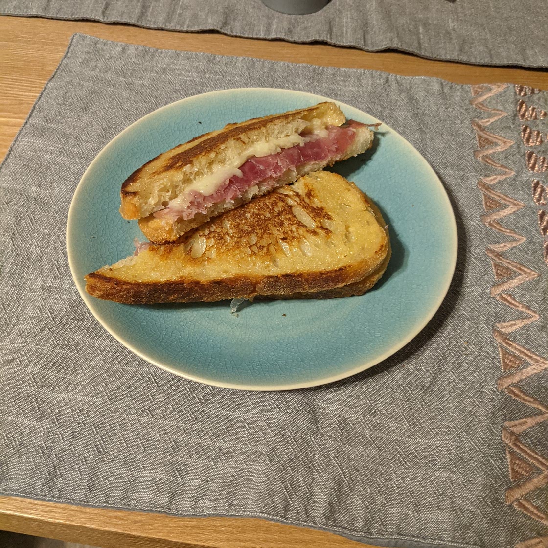 Prosciutto & Fontina Grilled Cheese