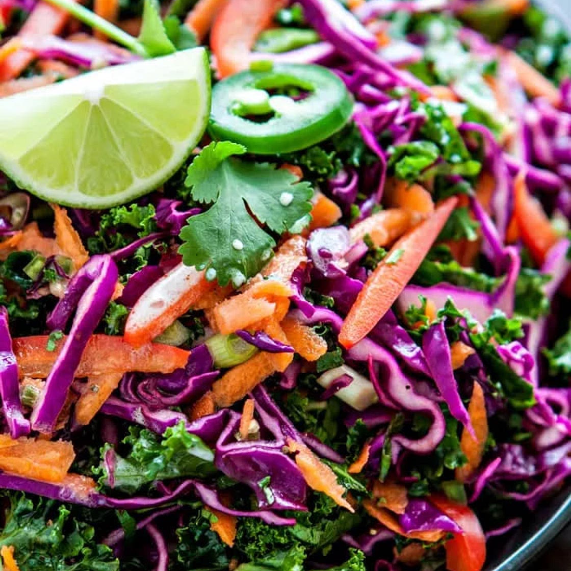 Cilantro Lime Kale Slaw