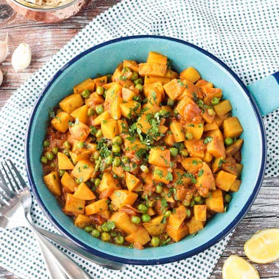 Bombay Potatoes and Peas