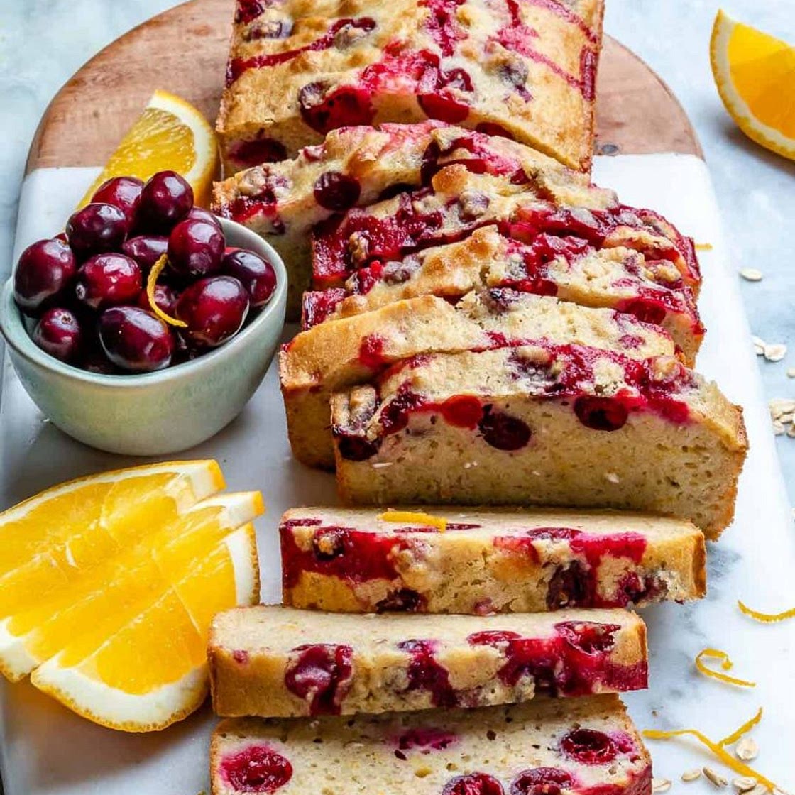 Skinny Cranberry Orange Loaf or Muffins - Recipes