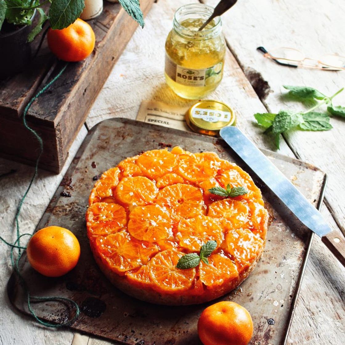 Mandarin Upside Down Cake - Avant-Garde Vegan