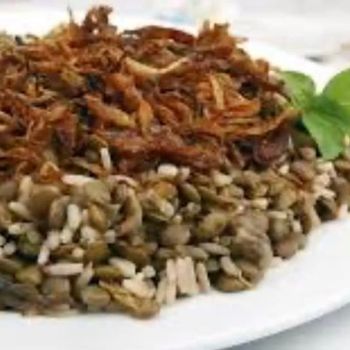 Mdardara / Lentils and Rice With Caramelized Onions / مدردرة