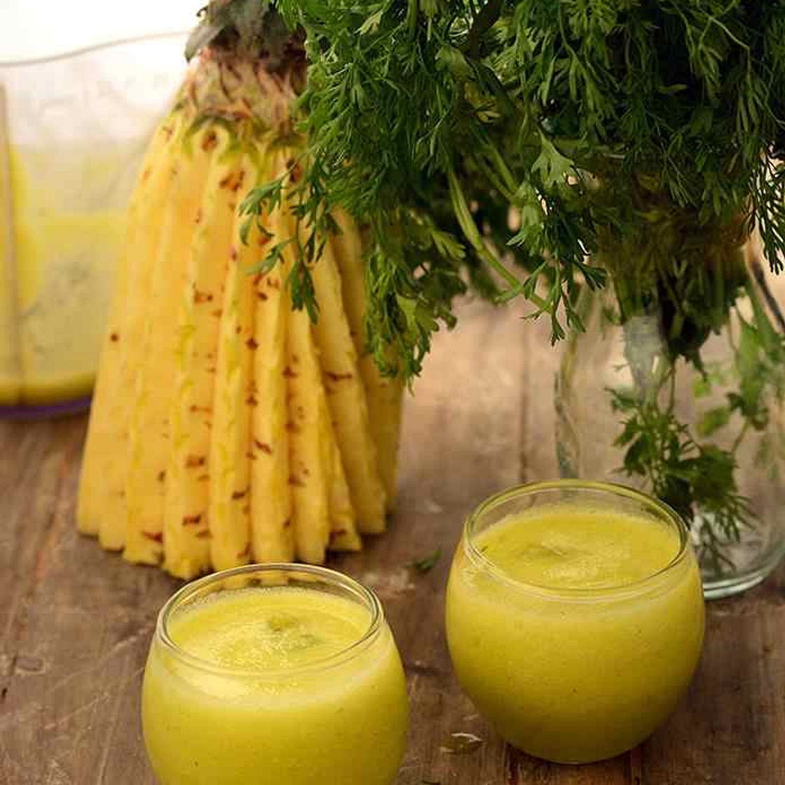Pineapple and Coriander Juice
