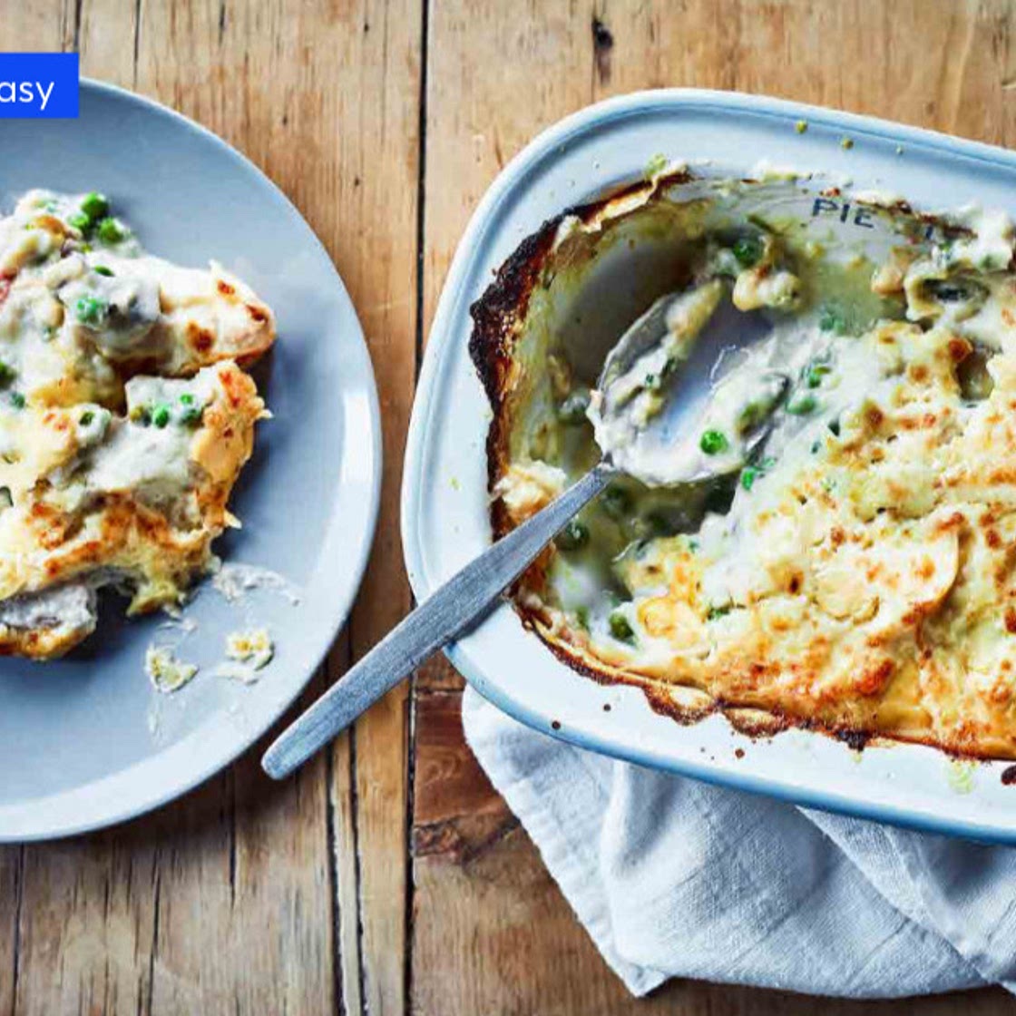 Low-carb fish pie