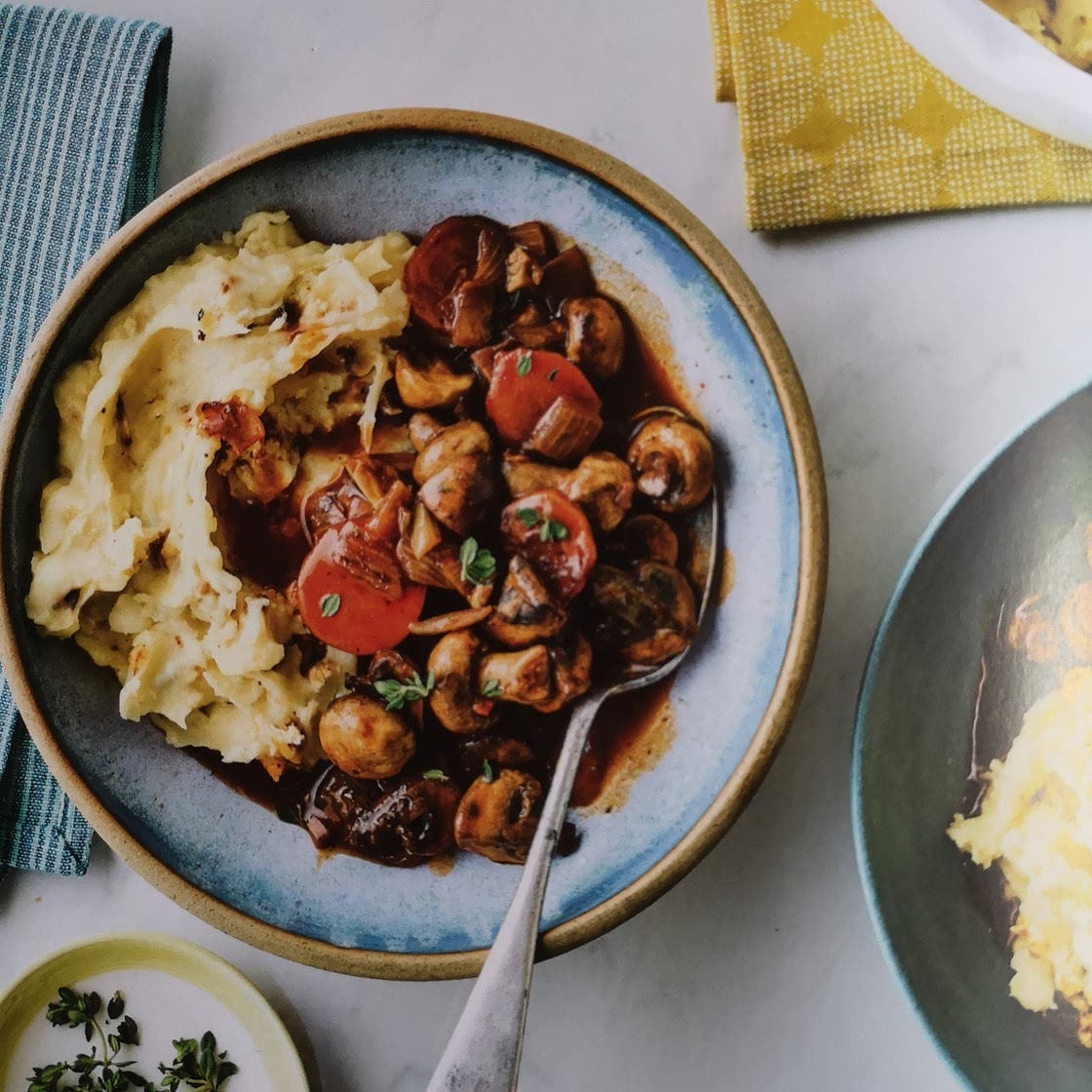 Mushroom Bourguignon
