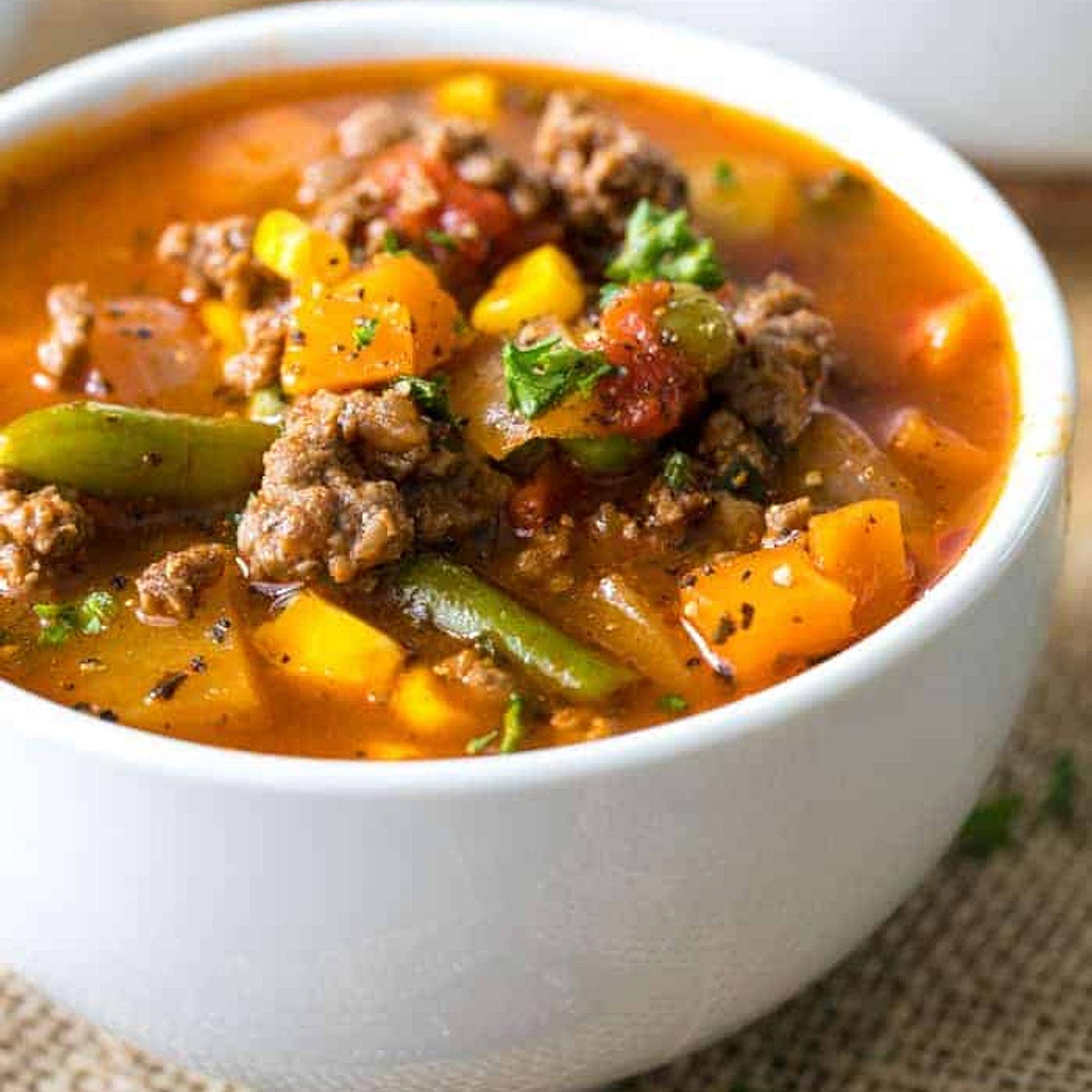 Mom's Hamburger Soup