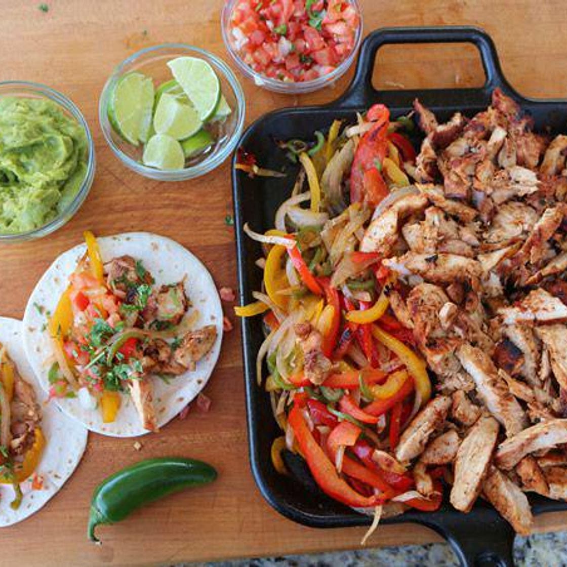 Grilled Chicken Fajitas