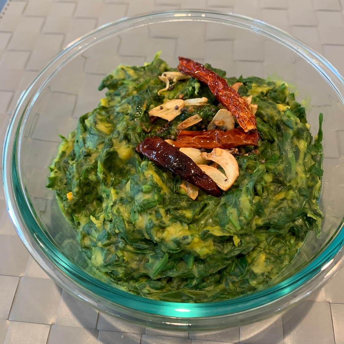 Spinach bhaaji