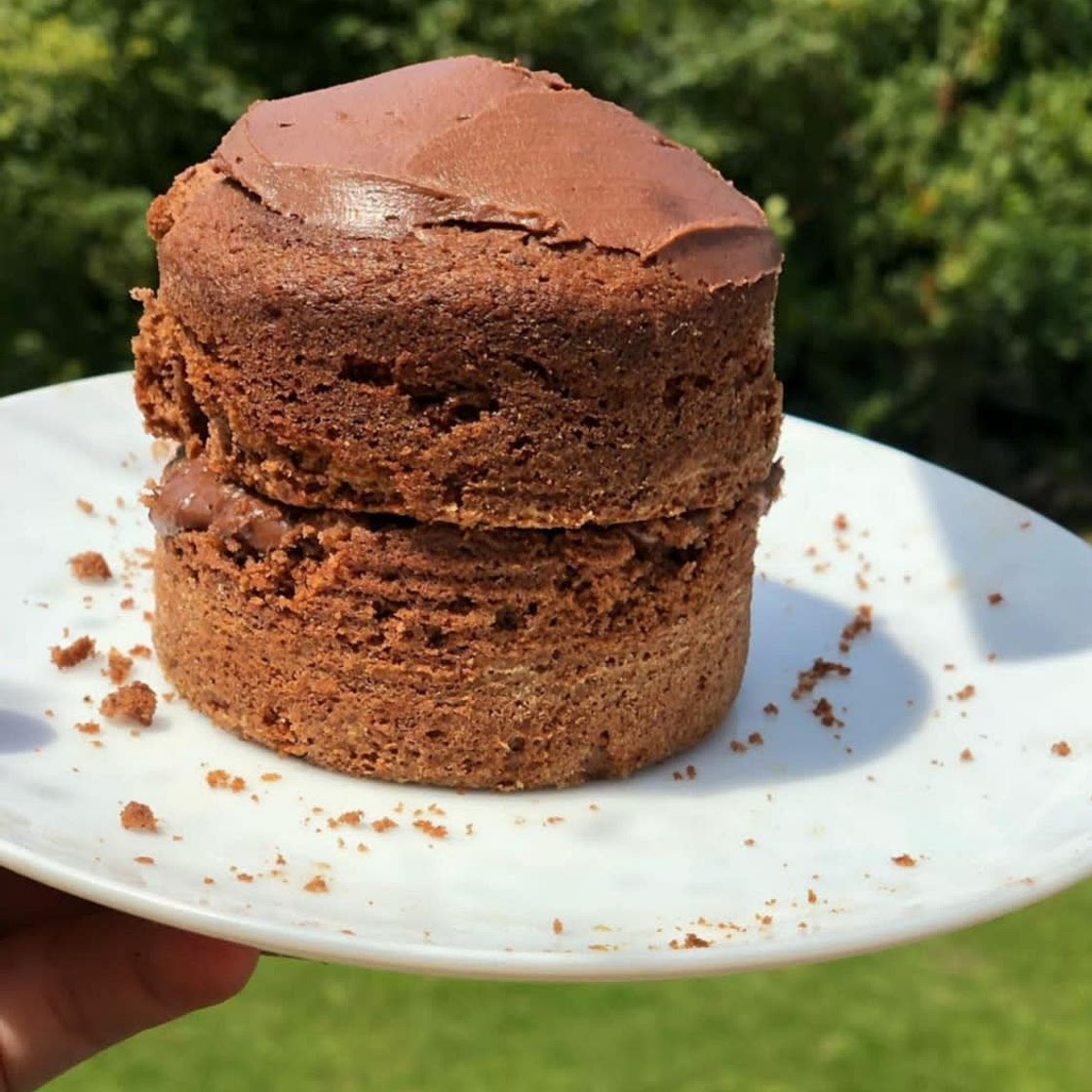 minature chocolate cake