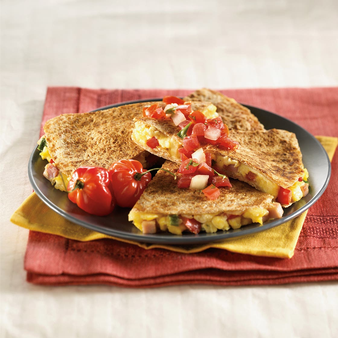 Ham and Egg Quesadilla