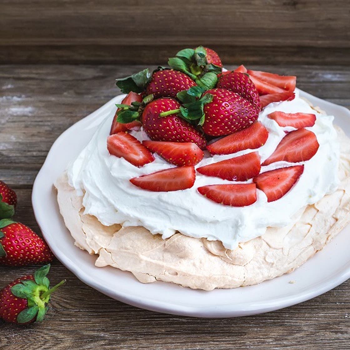 Strawberry Pavlova