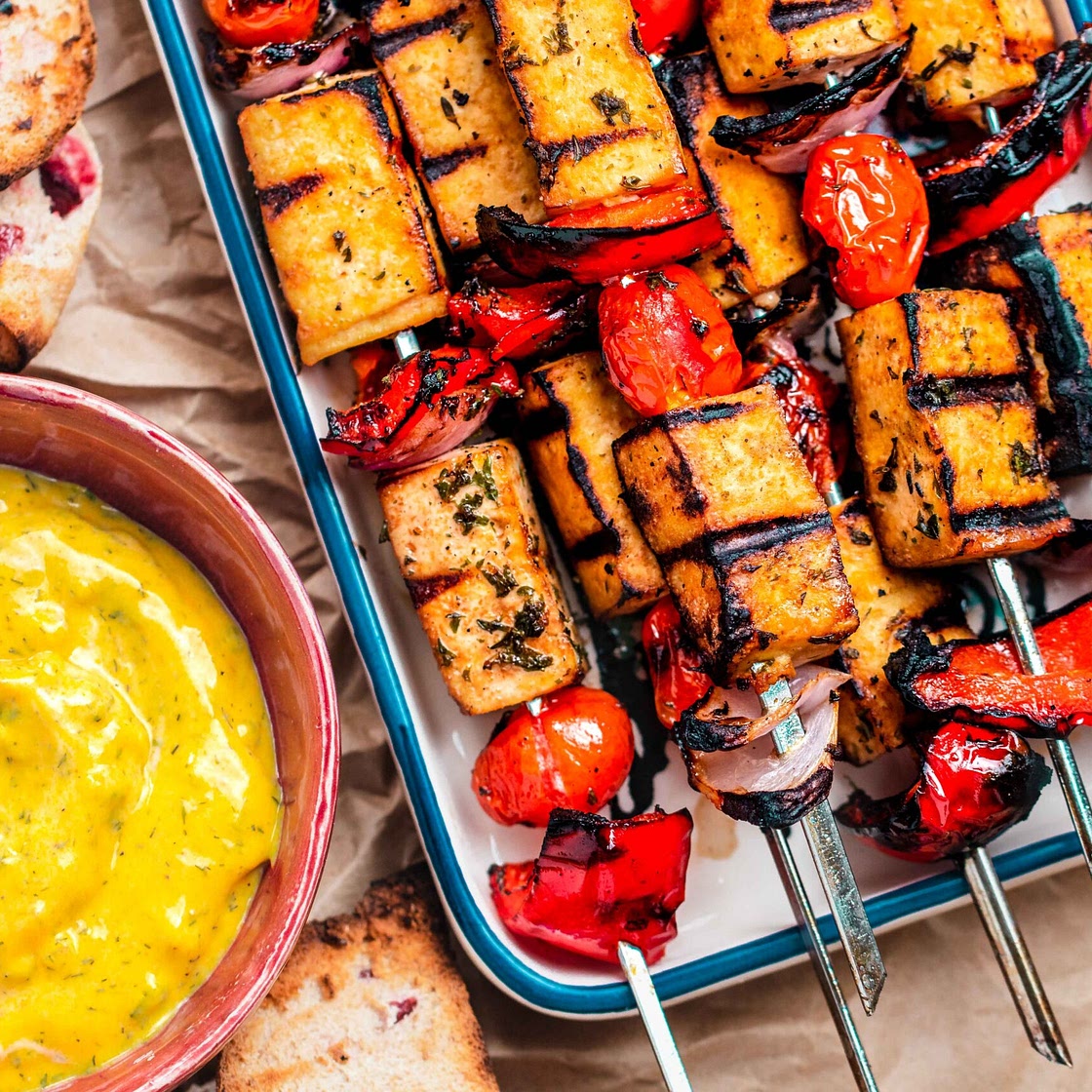 Tofu Souvlaki Skewers
