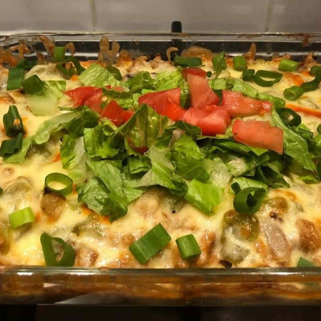 Taco Casserole with Chillies