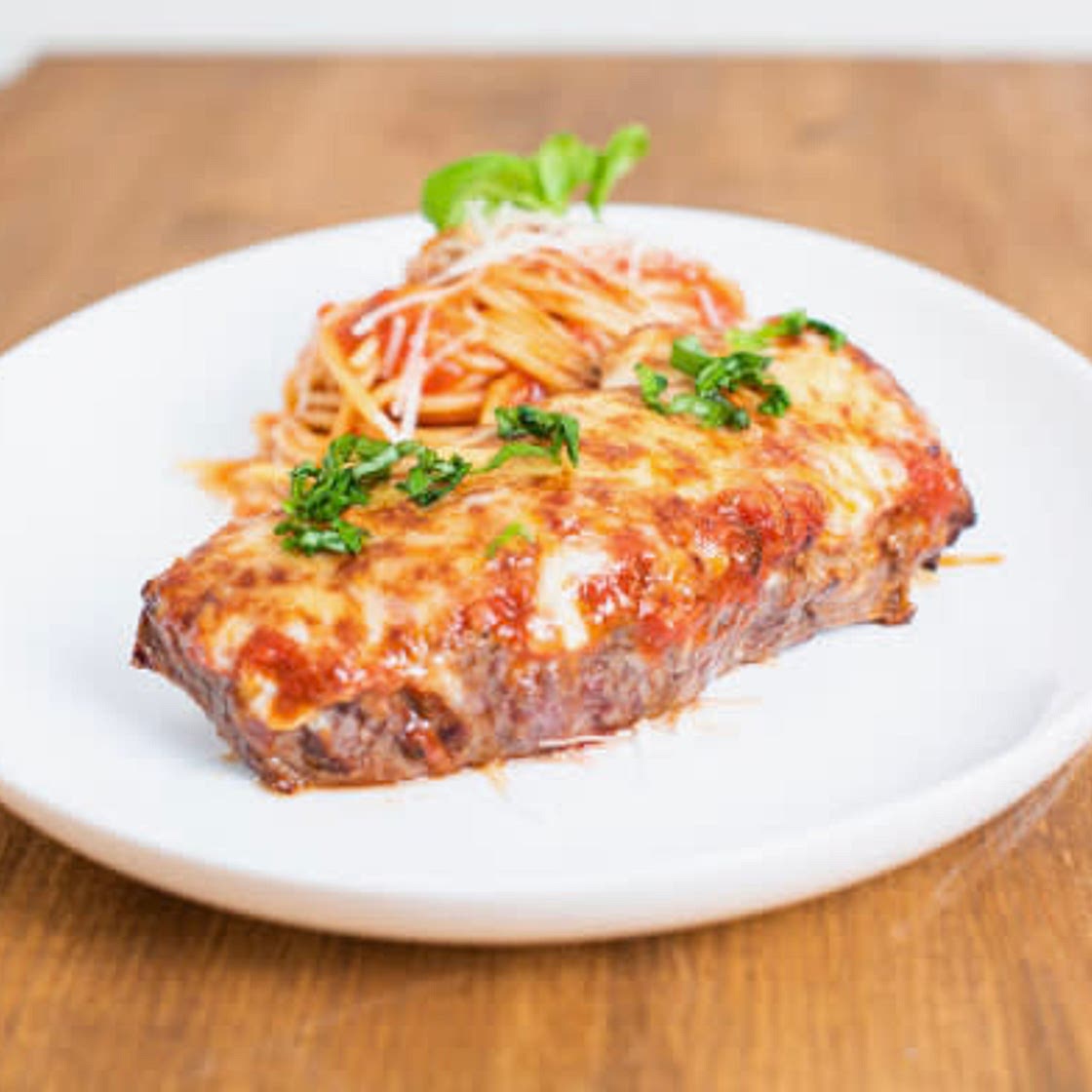Grilled Steak Parmesan