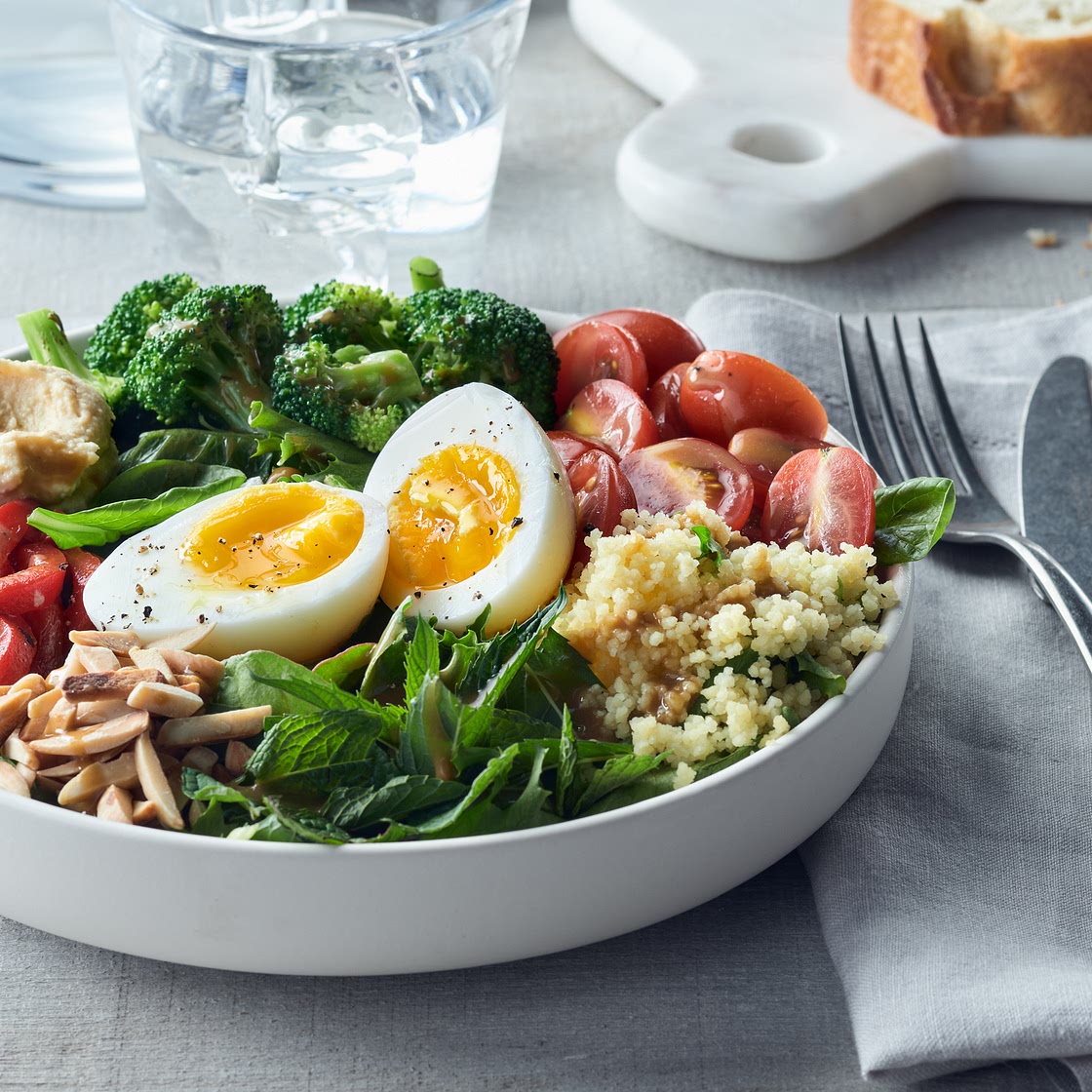 Bol de salade méditerranéenne