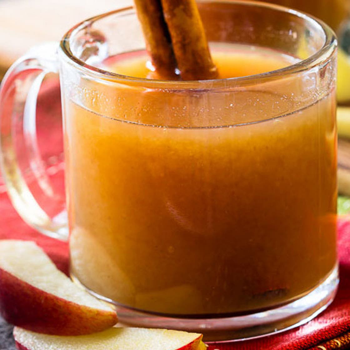 Cidre de pommes (sans alcool) à la mijoteuse