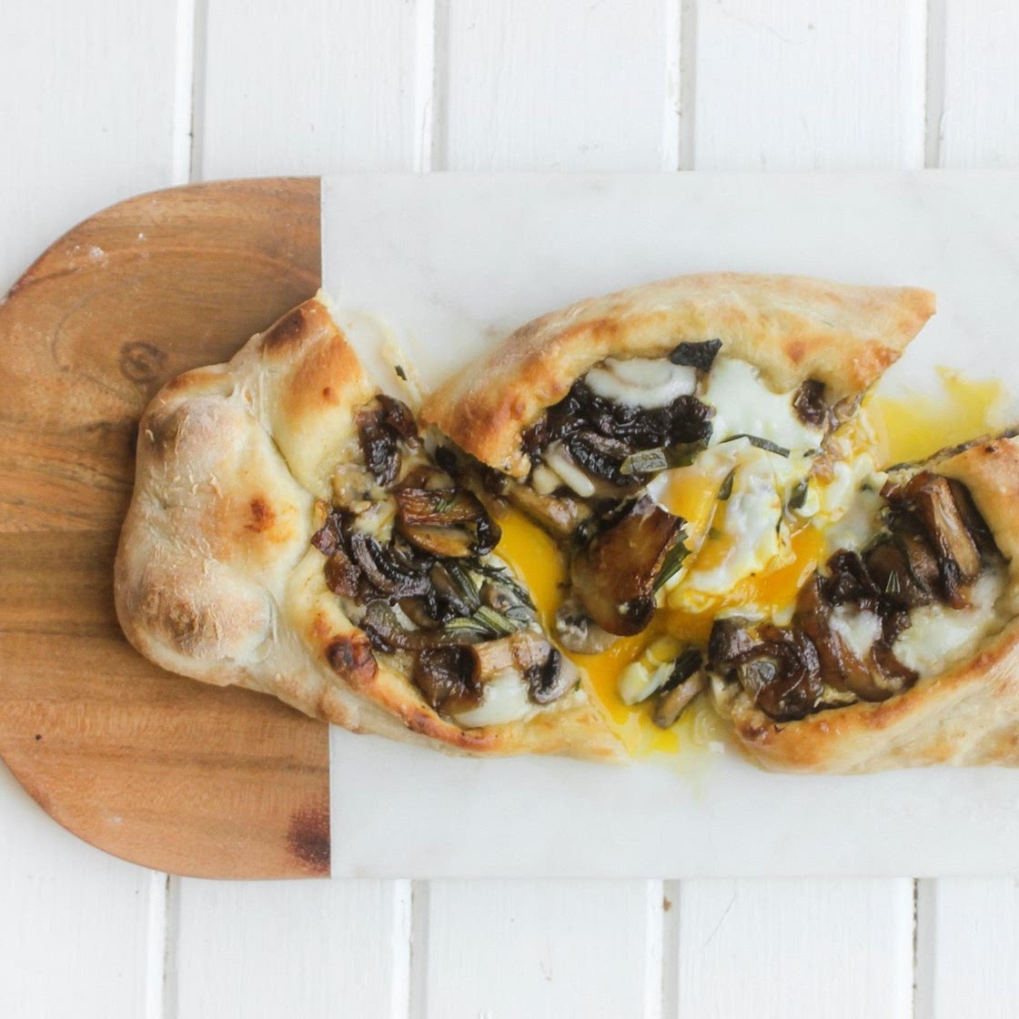 Khachapuri aux champignons