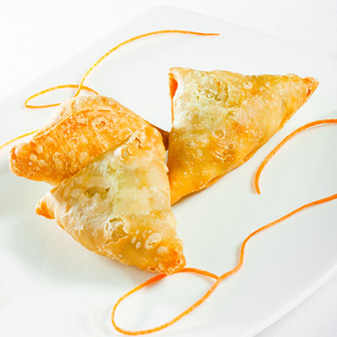 Samosas au fromage et aux pommes de terre