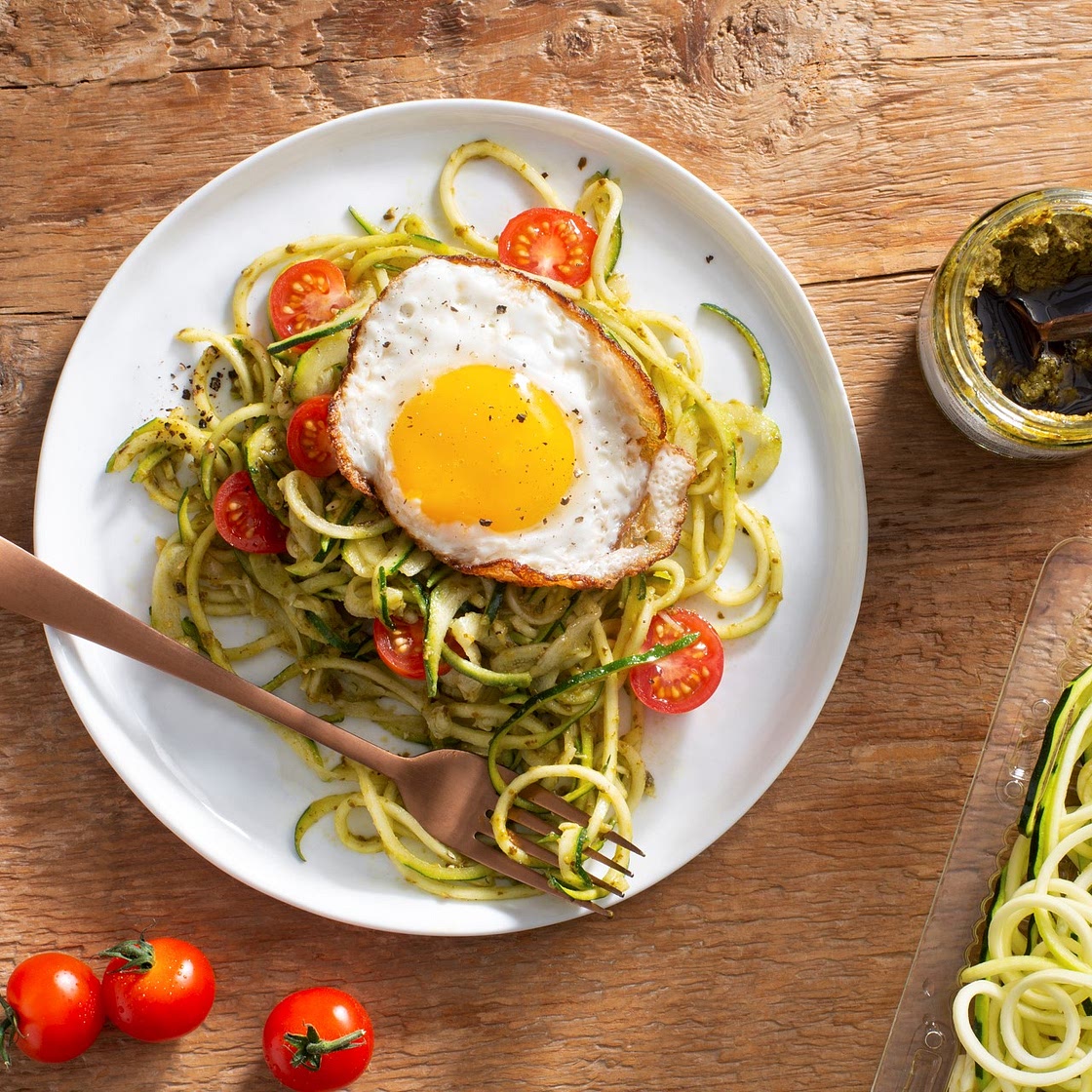Pâtes de courgettes