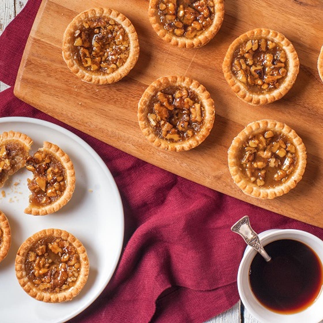 Tartelettes à l’érable et aux noix